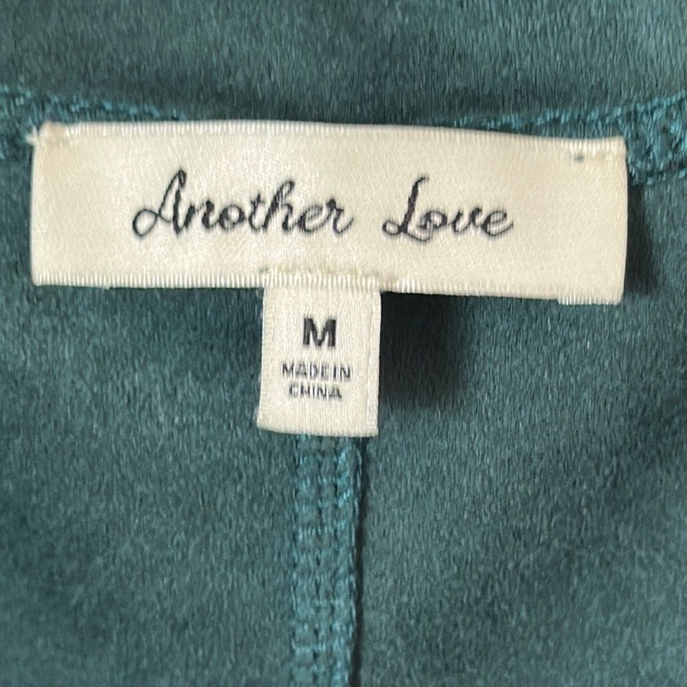 Another Love Green Puff Sleeve Sheath Mini Dress - Picture 2 of 7